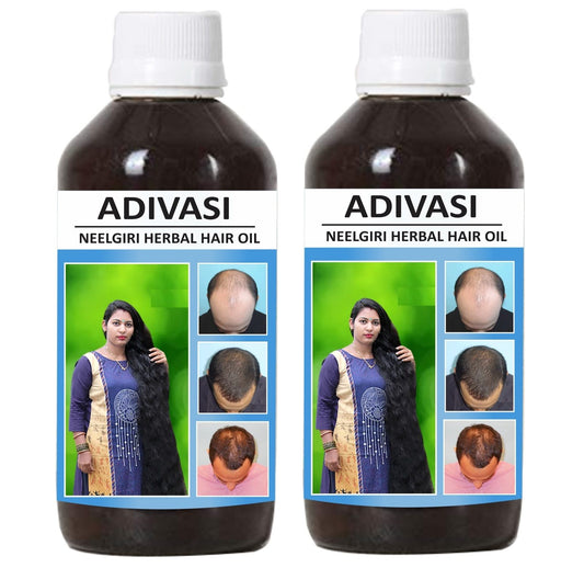 Adivasi Neelgiri Herbal Hair Oil 125ML (Buy 1 Get 1 Free 🤩)